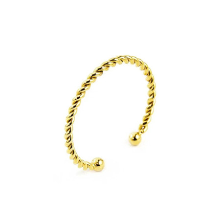 Anello Donna Marlù 18AN092G-F Acciaio Dorato Ritorto Regolabile