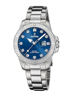 Orologio Donna Festina Boyfriend F20476/1 Acciaio Dorato 36mm
