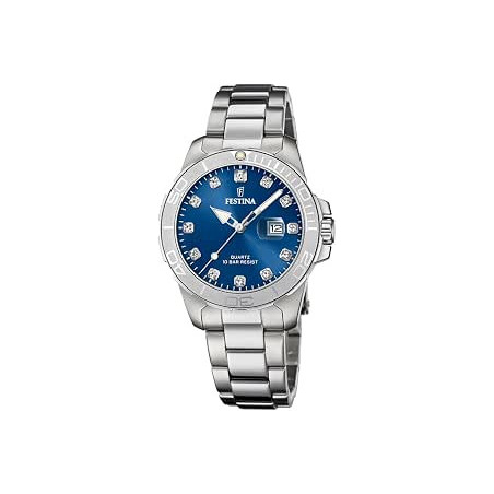 Orologio Donna Festina Boyfriend F20476/1 Acciaio Dorato 36mm