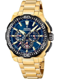 Orologio Uomo Festina Correa clasico F16745/3 Cinturino in Pelle Blu