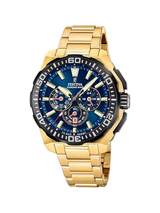 Orologio Cronografo Uomo Festina Chrono Bike F20727/1 Acciaio Silver