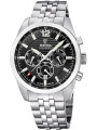 Orologio Uomo Festina Timeless Chronograph F20742/3 Acciaio Silver Quadrante Nero