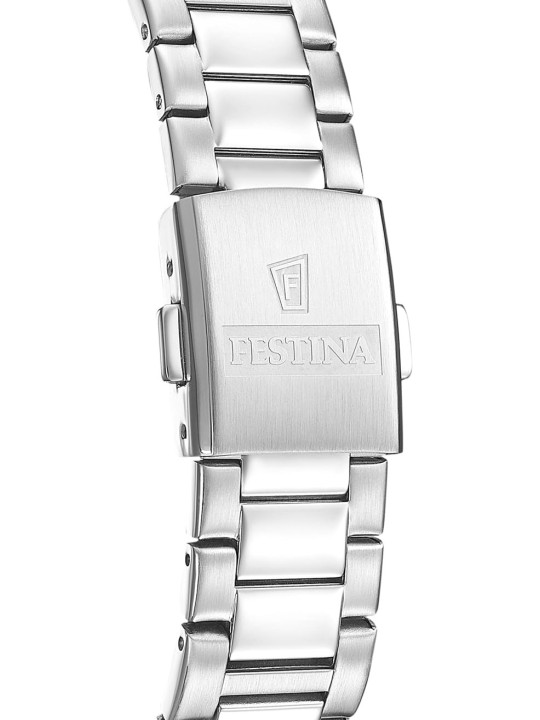 Orologio Cronografo Unisex Festina F20753/3 Acciaio Argento