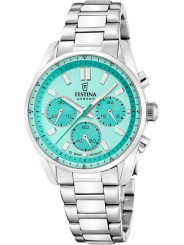 Orologio Cronografo Unisex Festina F20753/3 Acciaio Argento