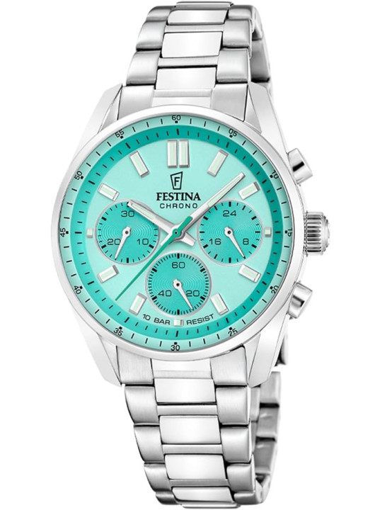 Orologio Cronografo Unisex Festina F20753/3 Acciaio Argento