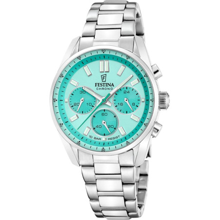 Orologio Cronografo Unisex Festina F20753/3 Acciaio Argento