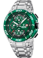 Orologio Uomo Festina Chrono Bike F20754/5 Acciaio Argento Cronografo 20 ATM