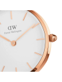 Orologio Solo Tempo Unisex DW00100251 Petite Cornwall Nero, Cassa Oro Rosa 28 mm