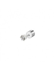 Mono Orecchino Donna Marlù 2OR0091-W Sparkless a Lobo SIlver