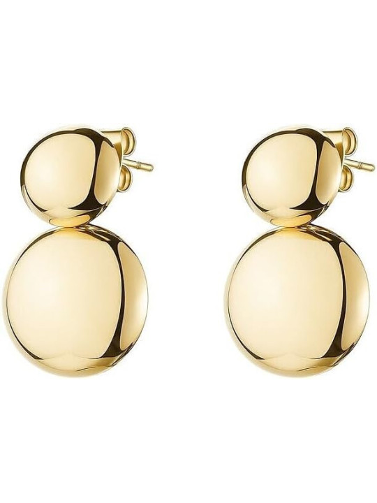 Orecchini Donna Brosway Muse BUE26 Pendenti Acciaio Dorato