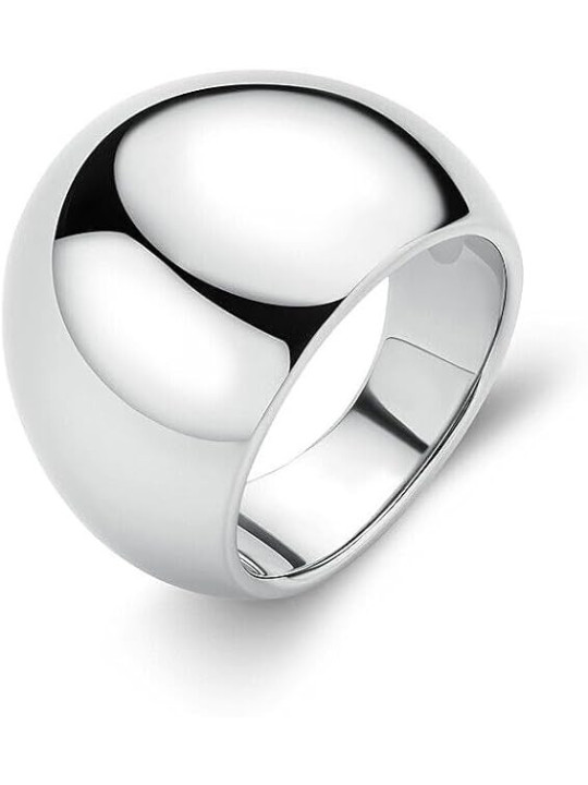 Anello Donna Brosway Muse BUE33C a Fascia in Acciaio Dorato 316L con Cubic Zirconia