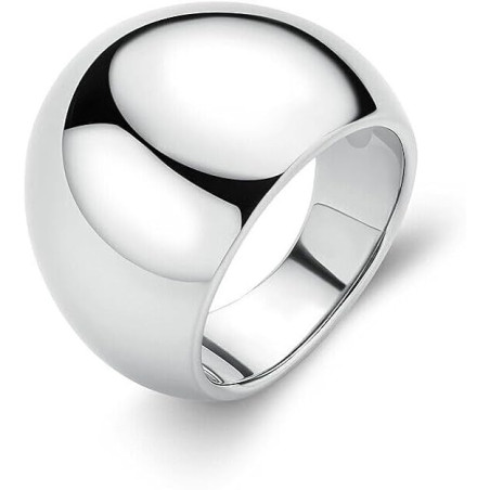 Anello Donna Brosway Muse BUE33C a Fascia in Acciaio Dorato 316L con Cubic Zirconia
