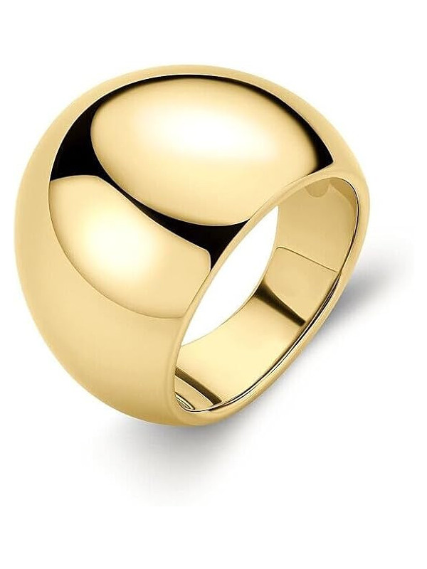 Anello Donna Brosway Muse BUE34C Acciaio Dorato e Zirconia