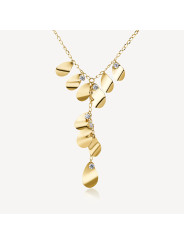 Collana Donna Brosway Bloom BOM07 Acciaio Silver e Cristalli