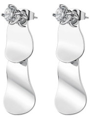 Orecchini Donna Brosway Bloom BOM25 Pendenti in Acciaio 316L con Cristalli