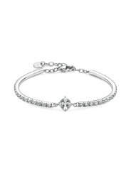 Bracciale Donna Brosway Desideri BEI113 Semirigido in Acciaio 316L con Cubic Zirconia Cushion