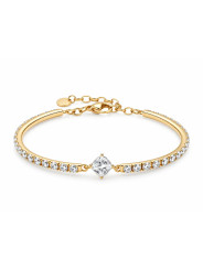 Bracciale Donna Brosway Desideri BEI114 Acciaio Dorato e Cubic Zirconia