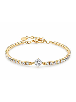 Bracciale Donna Brosway Desideri BEI114 Acciaio Dorato e Cubic Zirconia
