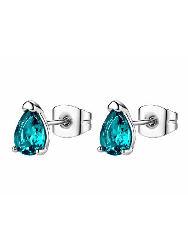Orecchini Donna Brosway Desideri BEIE040 a Lobo in Acciaio 316L con Cubic Zirconia Color Paraiba