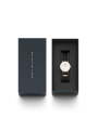 Orologio Solo Tempo Unisex DW00100251 Petite Cornwall Nero, Cassa Oro Rosa 28 mm