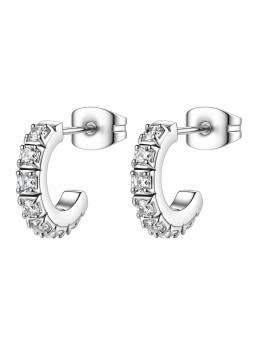 Orecchini Donna Brosway Desideri BEIE041 Acciaio e Cubic Zirconia
