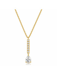 Collana Donna Brosway Desideri BEIN034 con Pendente in Acciaio 316L e Cubic Zirconia