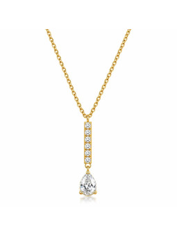 Collana Donna Brosway Desideri BEIN034 Acciaio e Cubic Zirconia