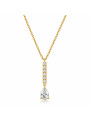Collana Donna Brosway Desideri BEIN034 con Pendente in Acciaio 316L e Cubic Zirconia