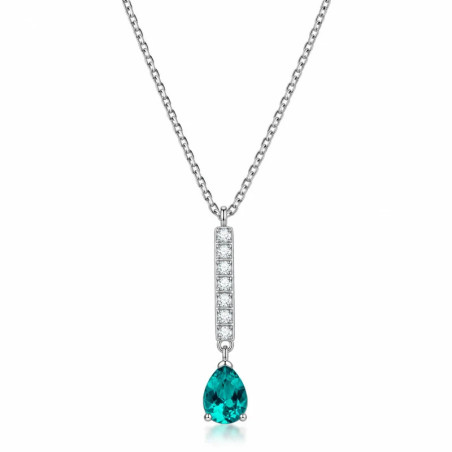 Collana Donna Brosway Desideri BEIN037 Acciaio e Zirconia Paraiba