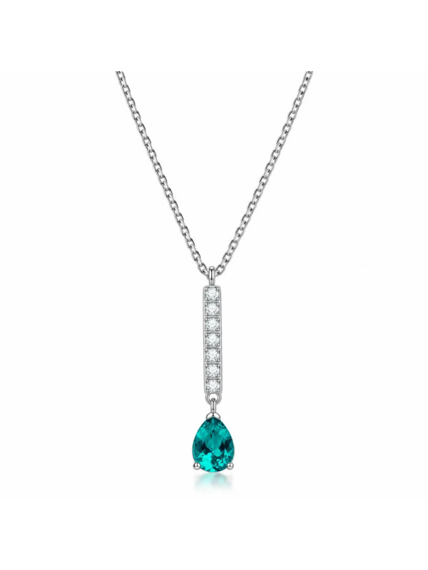 Collana Donna Brosway Desideri BEIN037 Acciaio e Zirconia Paraiba