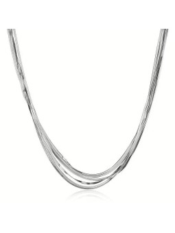 Collana Donna Brosway Weave BWV03 Acciaio 316L e Cristalli