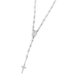 Collana Unisex Marlù 33CO0004 Acciaio Silver Rosario