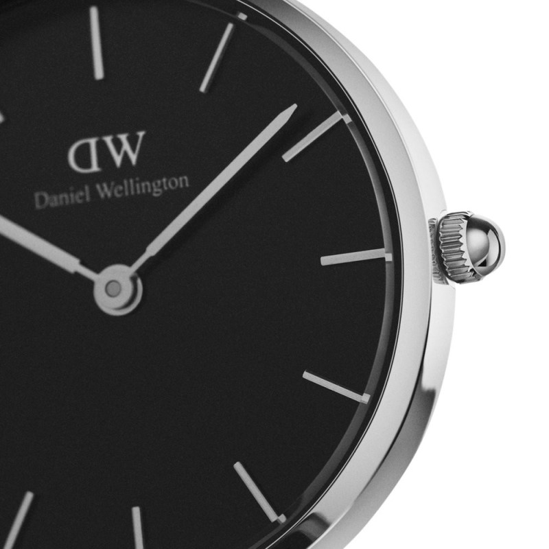 Orologio Solo Tempo Unisex Daniel Wellington DW00100248 Cinturino Nero Cassa 28m