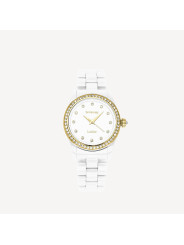 Orologio Donna Brosway T-Color WTC70 Solo Tempo Acciaio Oro e Policarbonato Bianco 36 mm