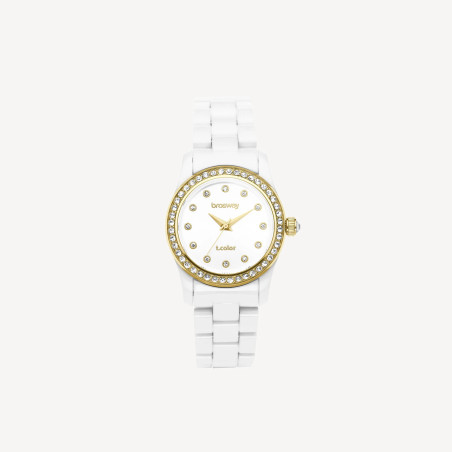 Orologio Donna Brosway T-Color WTC72 Bianco Oro 31 mm