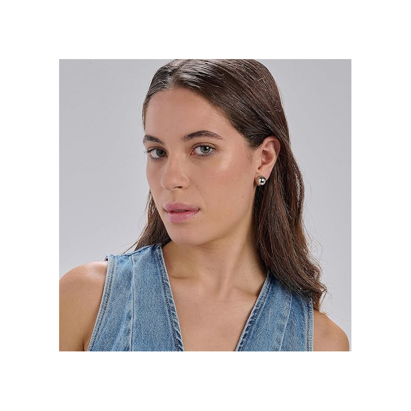 Brosway Orecchini A Lobo Donna In Acciaio Silver Perfect BPC30