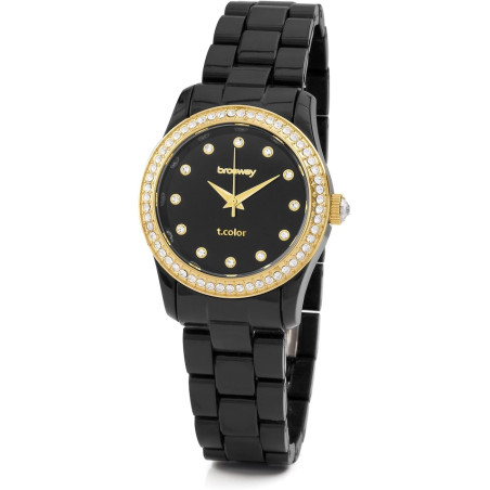 Orologio Donna Brosway T-Color WTC73 Nero Oro 31 mm