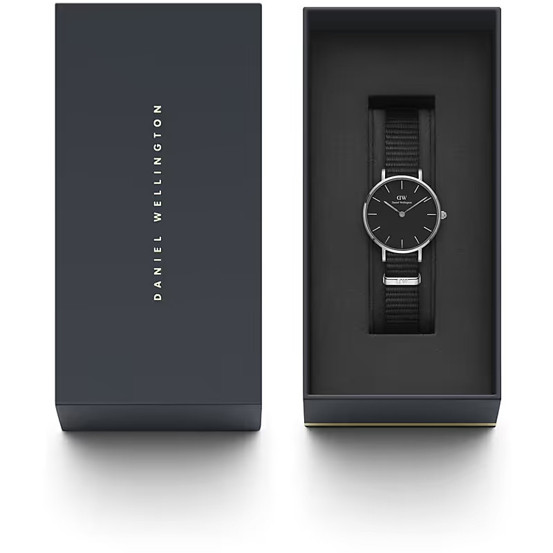 Orologio Solo Tempo Unisex Daniel Wellington DW00100248 Cinturino Nero Cassa 28m