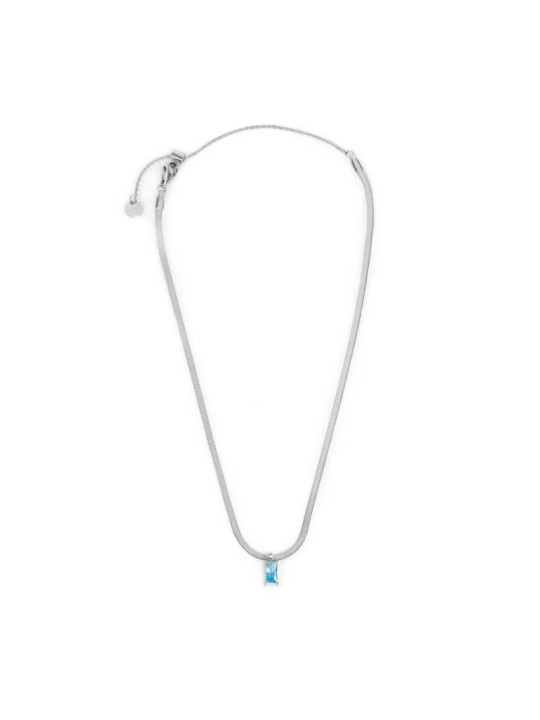 Collana Marlù 31CN0001-AM Sparkles con Zircone Acquamarina | Collane Marlù