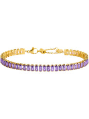 Bracciale Marlù 31BR0008G-P Sparkles Tennis con Zirconi Baguette | Bracciali Marlù