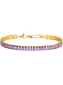 Bracciale Marlù 31BR0008G-P Sparkles Tennis con Zirconi Baguette | Bracciali Marlù