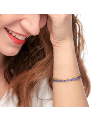 Bracciale Marlù 31BR0008G-P Sparkles Tennis con Zirconi Baguette | Bracciali Marlù