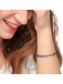 Bracciale Marlù 31BR0008G-P Sparkles Tennis con Zirconi Baguette | Bracciali Marlù