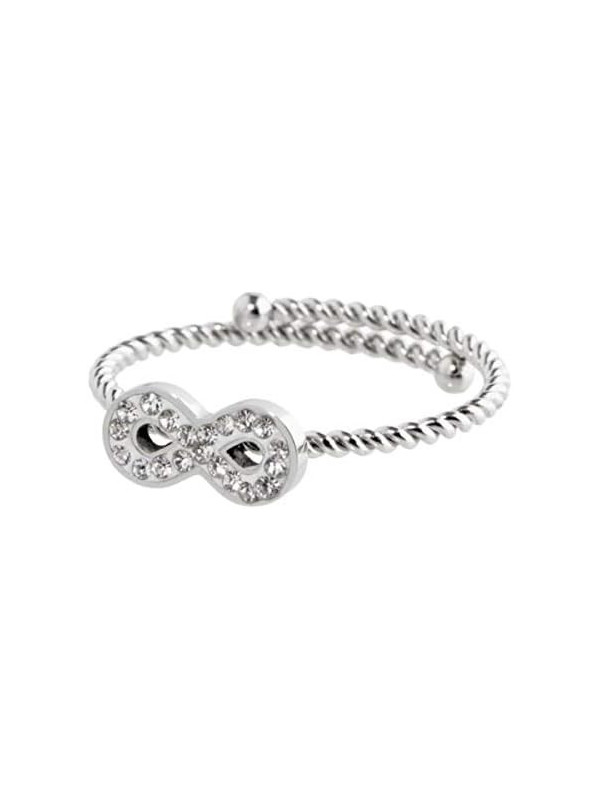 Anello Marlù 18AN049-S Infinito con Cristalli Bianchi | Anelli Marlù