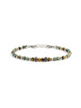 Bracciale Marlù Uomo 1BR0011 con Occhio di Tigre e Turchese Africano | Bracciali Marlù