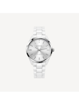 Orologio Brosway Flair WFA01 Donna in Acciaio con Cristalli e Cinturino Bianco