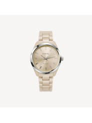 Orologio Brosway Flair WFA03 Donna in Acciaio con Cristalli e Cinturino Cipria