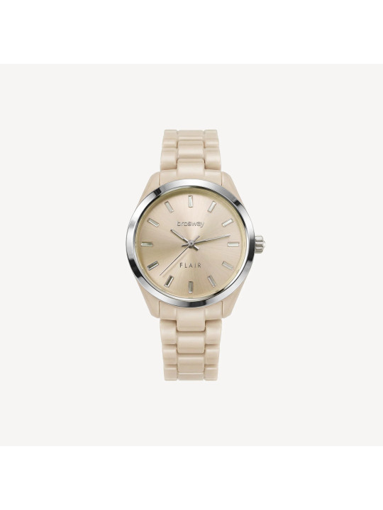 Orologio Brosway Flair WFA03 Donna in Acciaio con Cristalli e Cinturino Cipria