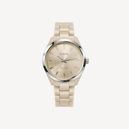 Orologio Brosway Flair WFA03 Donna in Acciaio con Cristalli e Cinturino Cipria