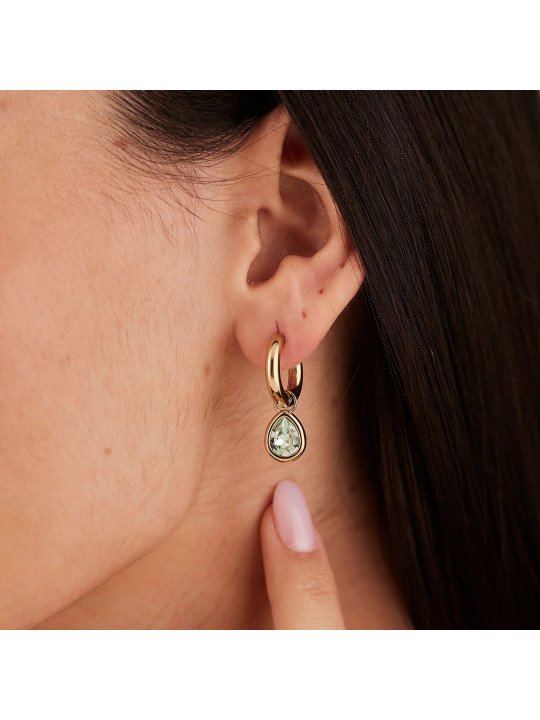Orecchini Brosway Symphonia BYM217 Oro 14K con Cristalli Chrysolite | Orecchini Brosway